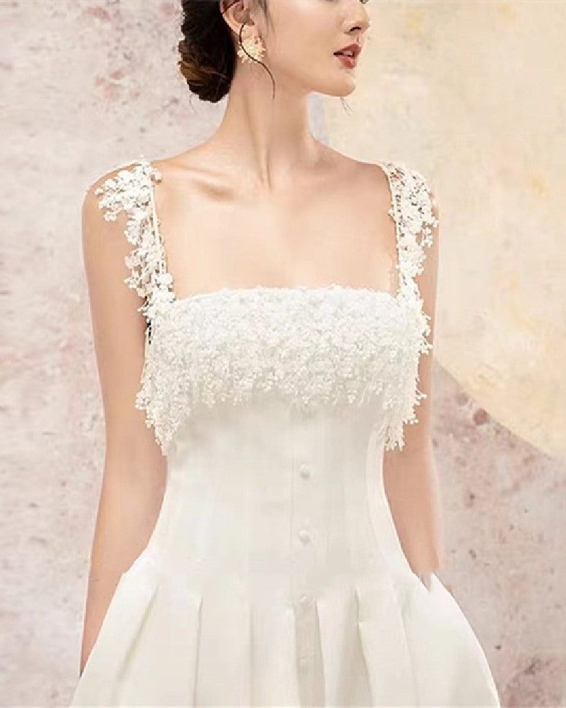 Genevieve Midi Dress-White