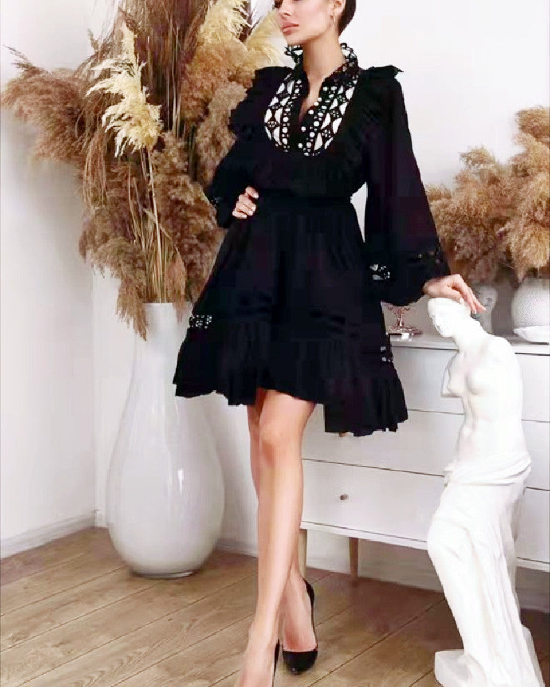Anne Mini Dress Black bequeendress Anne Mini Dress Black bequeendress