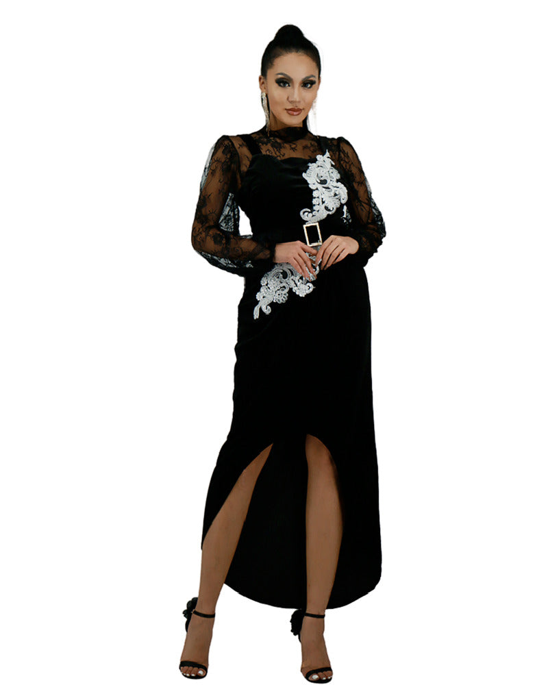 Carina Maxi Dress-Black