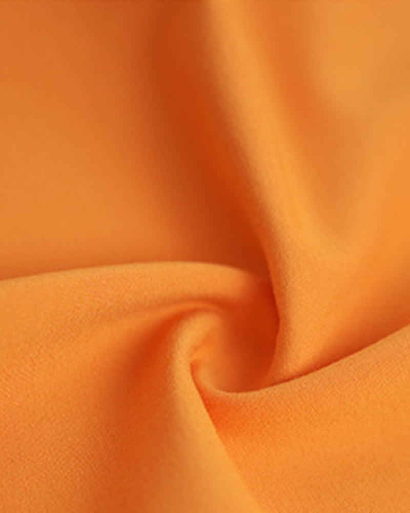 Diana Midi Dress-Orange