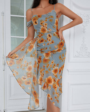 Brianna Midi Dress-Multicolored