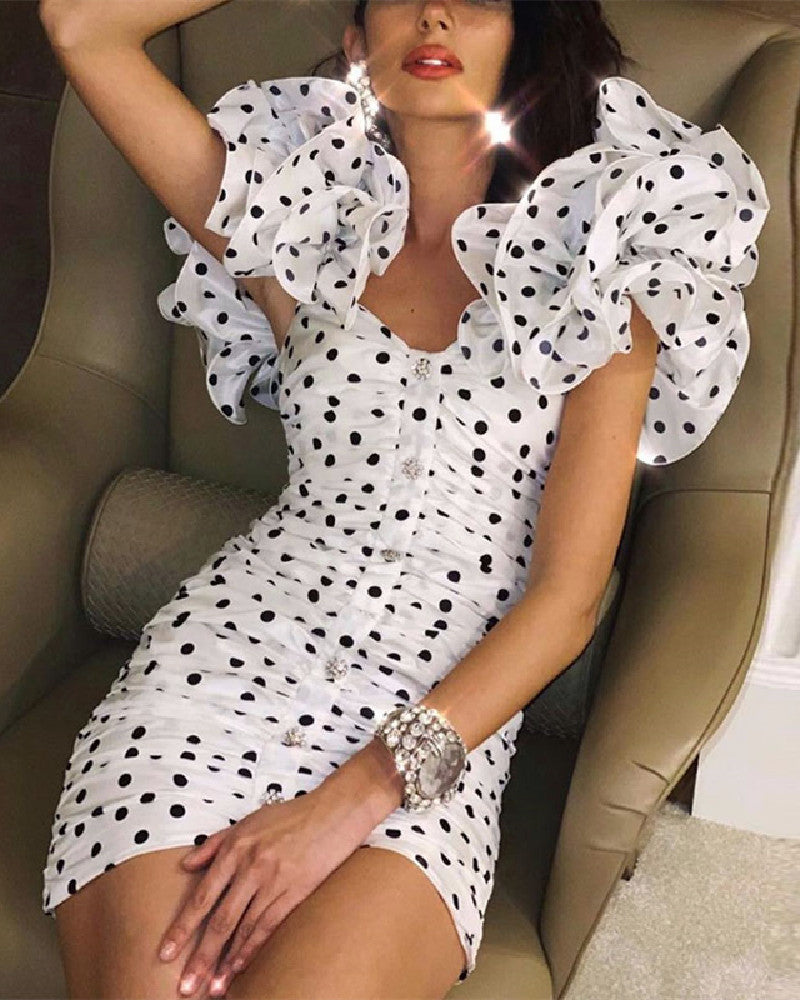 Joanna Mini Dress-White