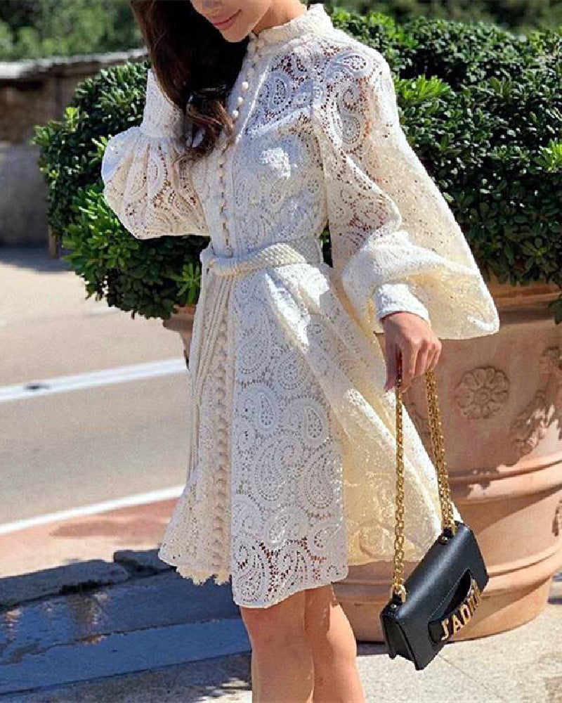 Macy Midi Dress-Beige – bequeendress
