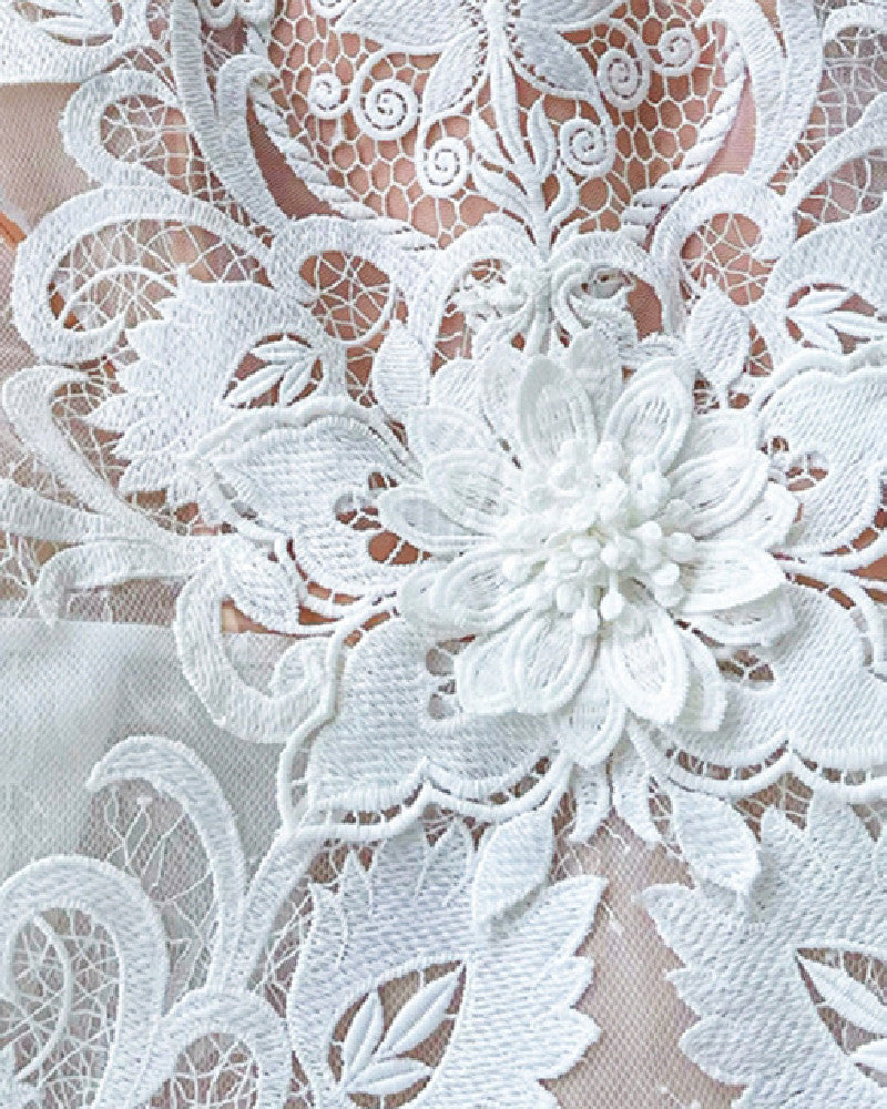 Marie Midi Dress -White