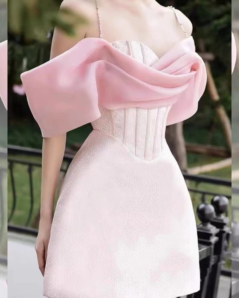 Mckinley Mini Dress-Pink