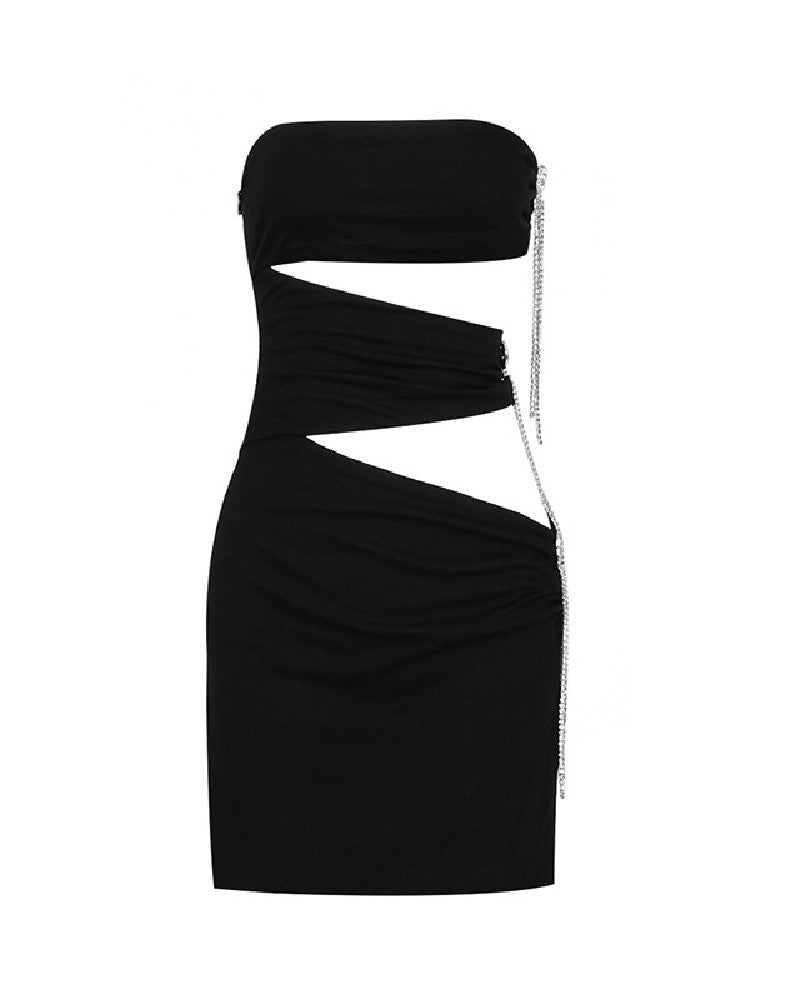Jazlyn Mini Dress-Black