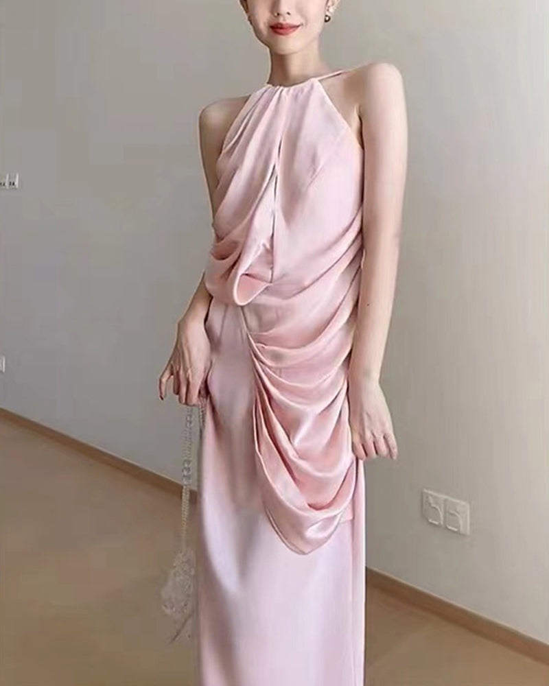 Cassidy Maxi Dress-Pink