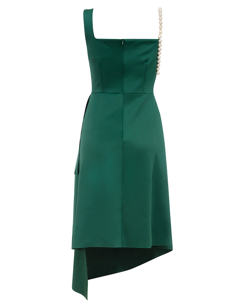 Moriah Midi Dress-Green