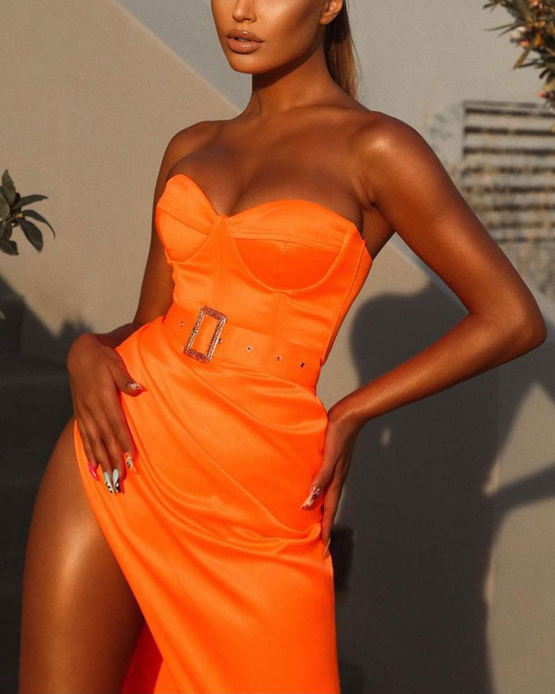 Annabelle Maxi Dress - Orange
