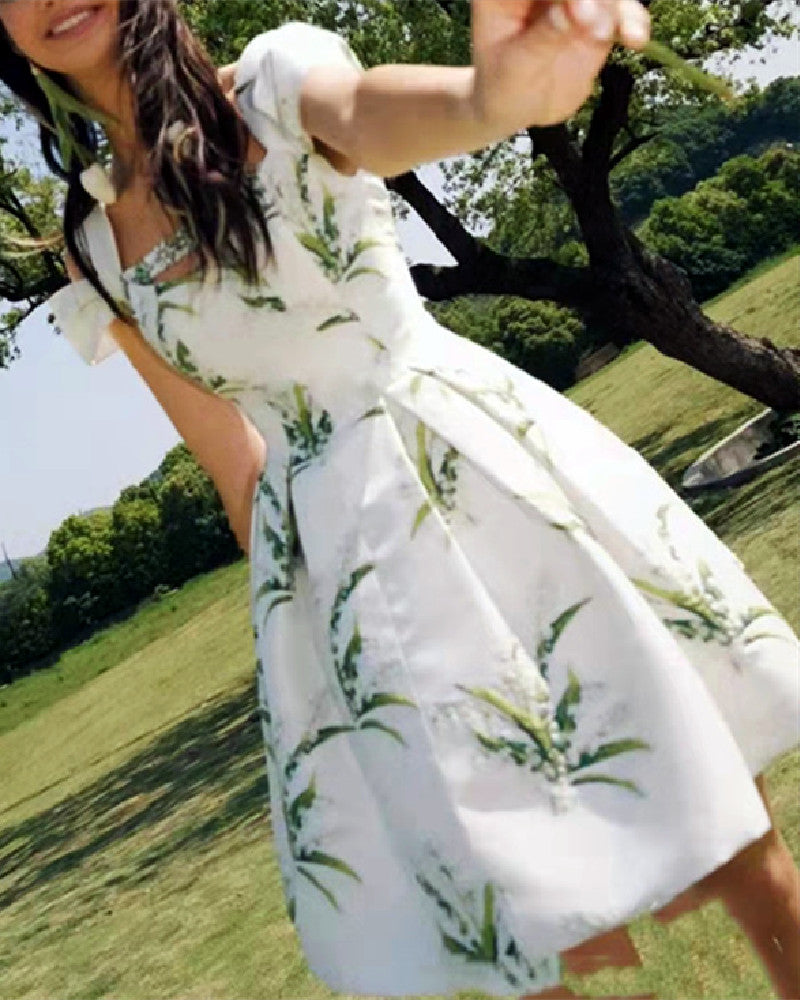 Mikaela Mini Dress- White