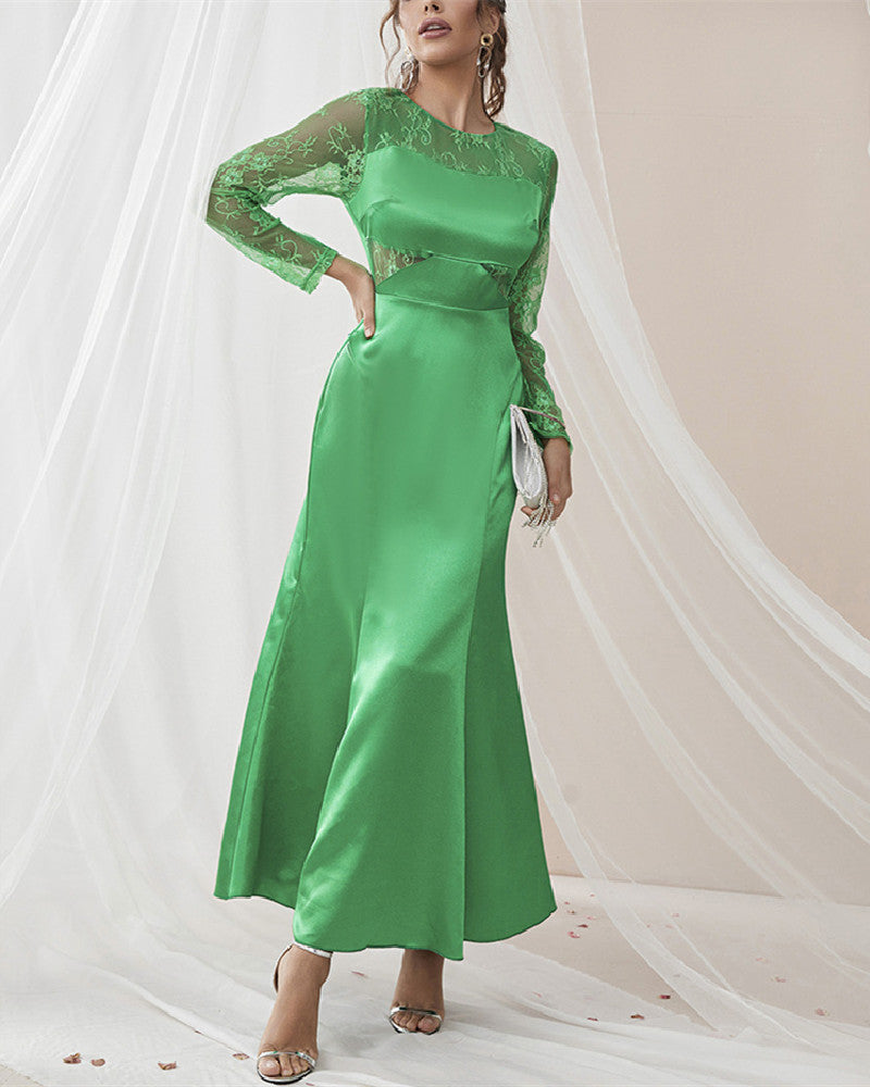 Krista Maxi Dress-Green