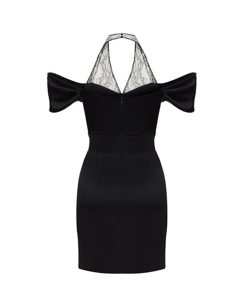 Kendra Mini Dress-Black