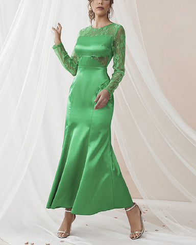 Krista Maxi Dress-Green